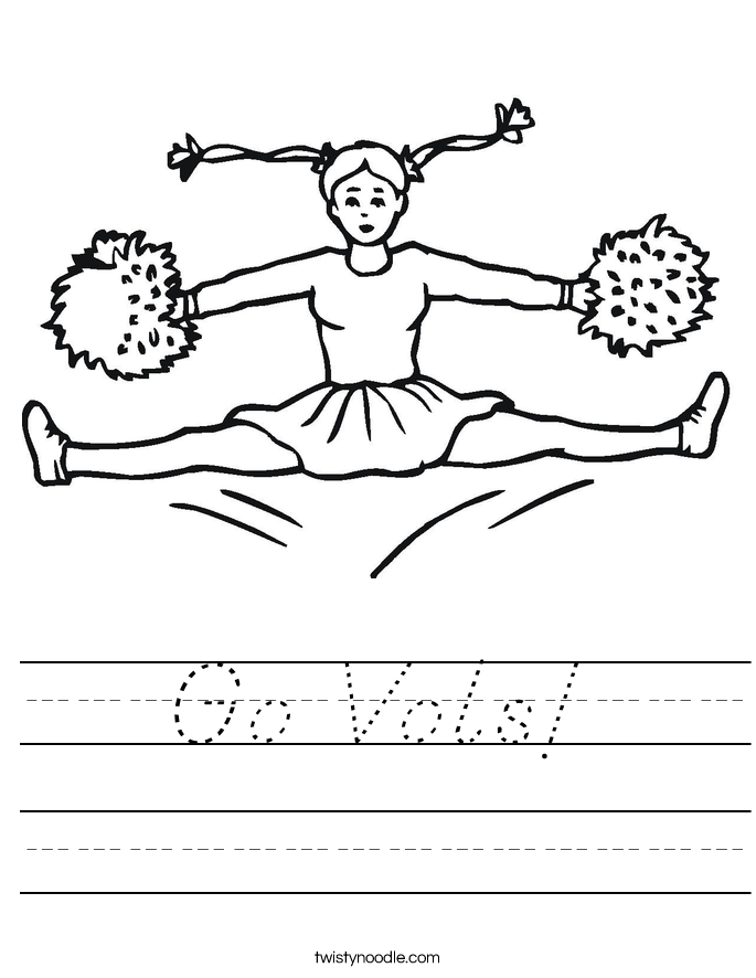 Go Vols! Worksheet
