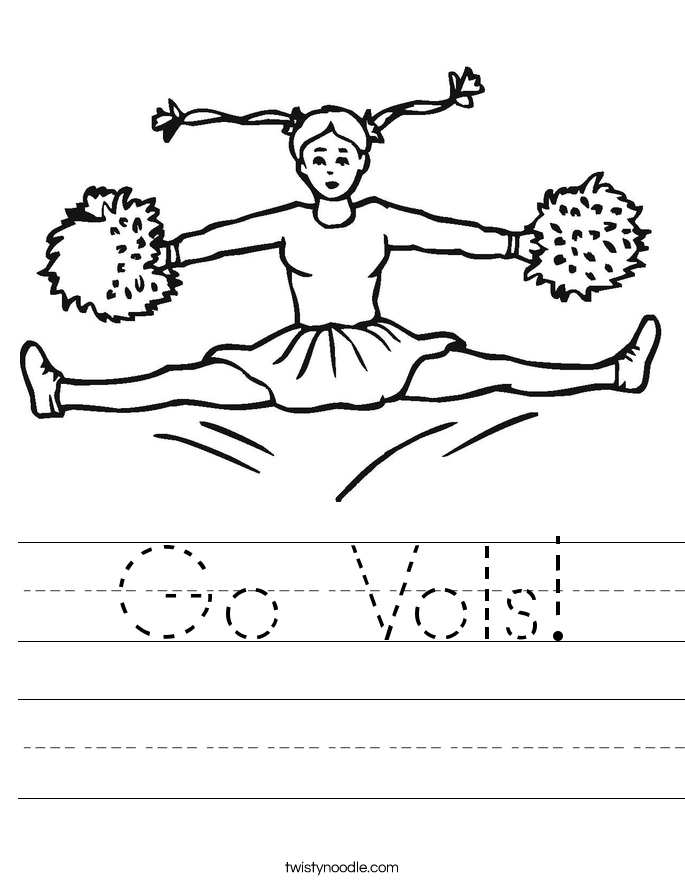 Go Vols! Worksheet