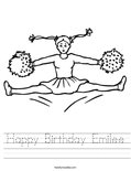 Happy Birthday Emilee Worksheet