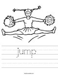 j is for jump worksheet twisty noodle