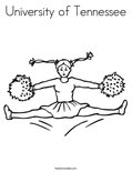 University of Tennessee Coloring Page