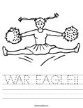 WAR EAGLE!! Worksheet