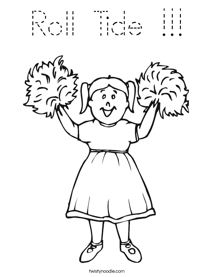 Roll Tide !!! Coloring Page