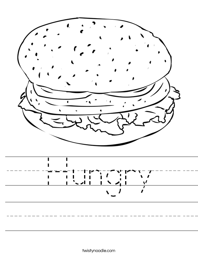 Hungry Worksheet