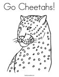 Go Cheetahs!Coloring Page