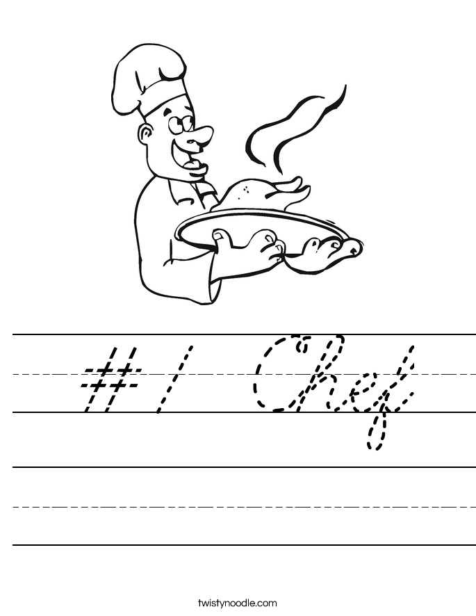 #1 Chef Worksheet