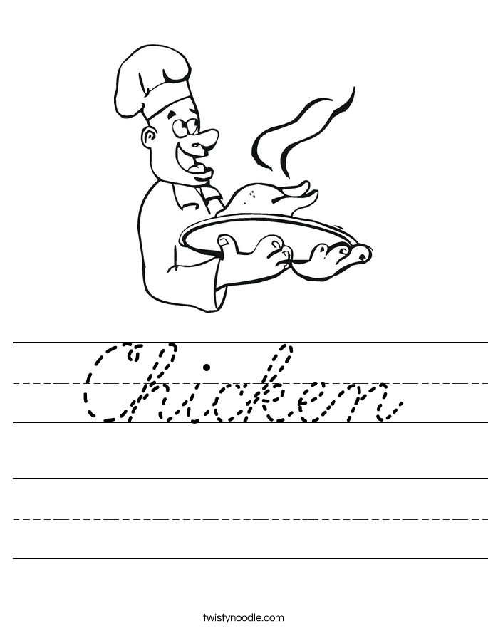 Chicken Worksheet