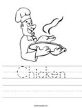 Chicken Worksheet