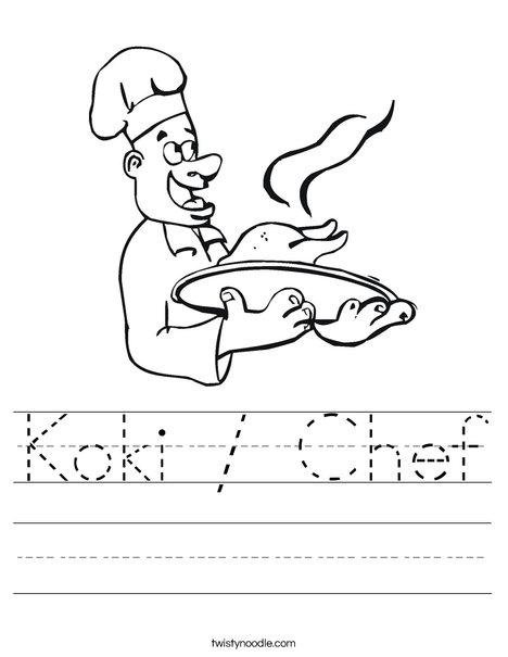 Chef Worksheet