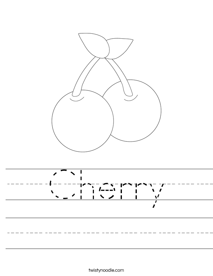Cherry Worksheet
