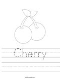 Cherry Worksheet