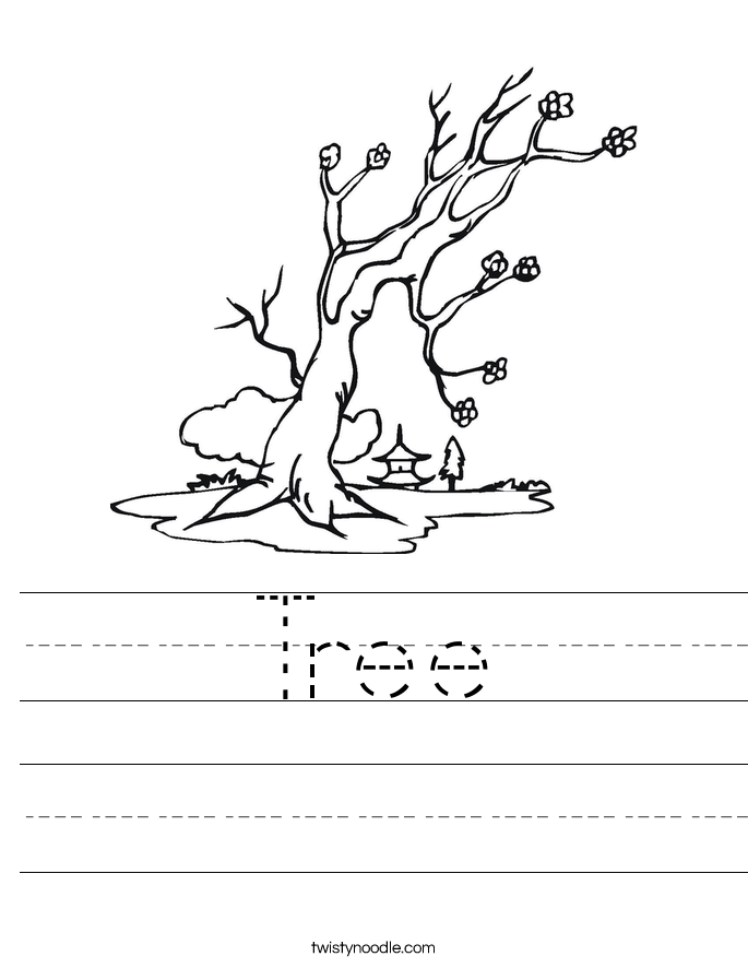 Tree Worksheet