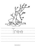 Tree Worksheet