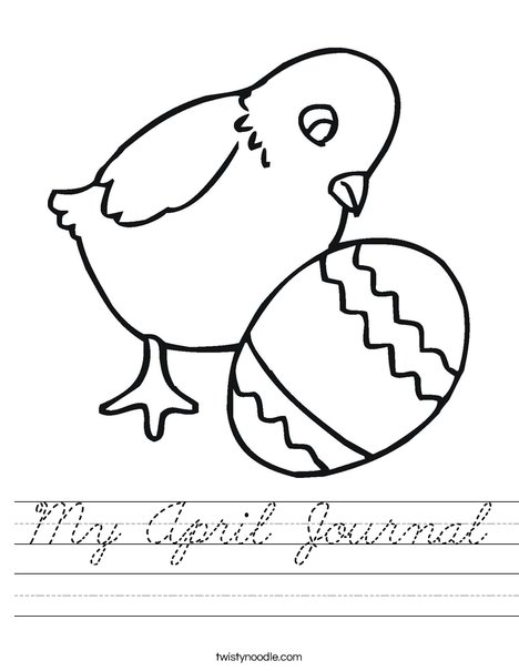 Chick and Egg Worksheet