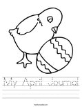My April Journal Worksheet