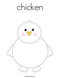 chicken Coloring Page