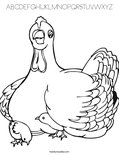 ABCDEFGHIJKLMNOPQRSTUVWXYZ Coloring Page