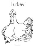 Turkey Coloring Page