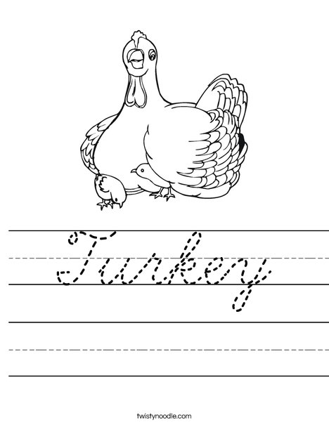 Chicken with Chicks Worksheet