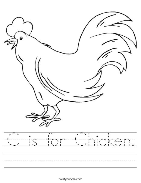 Chicken Worksheet