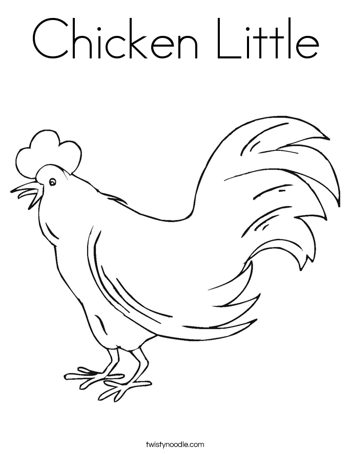 Chicken Little Coloring Page