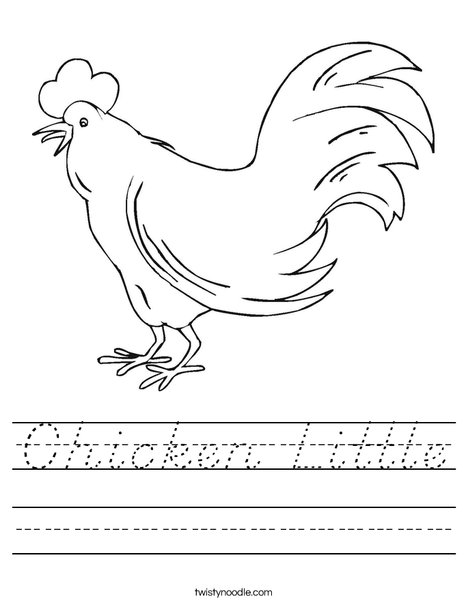 Chicken Worksheet