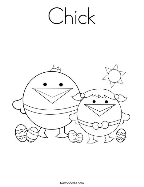 First Day of Spring Coloring Page