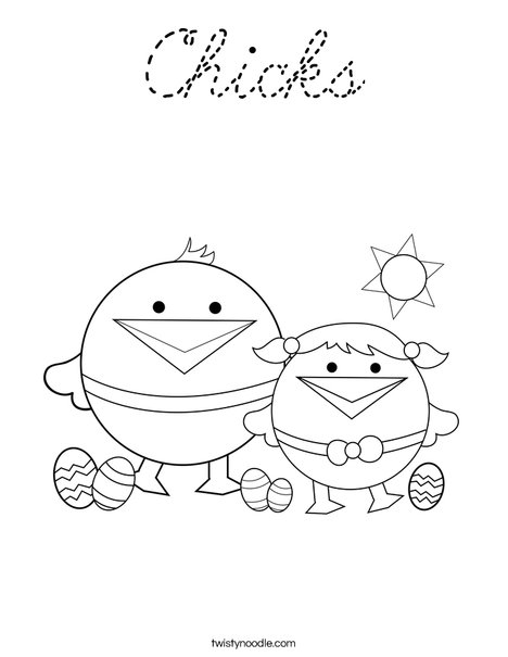 First Day of Spring Coloring Page