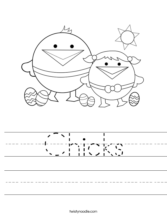 Chicks Worksheet