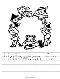 Halloween fun Worksheet