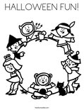 HALLOWEEN FUN! Coloring Page
