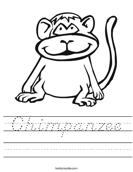 Monkey Worksheet
