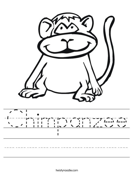 Monkey Worksheet
