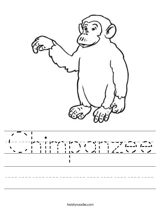 chimpanzee hand writing chimpanzee hand writing