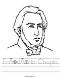 Frédéric Chopin Worksheet