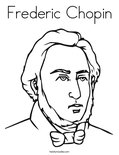 Frederic Chopin Coloring Page