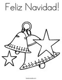  Feliz Navidad Coloring Page