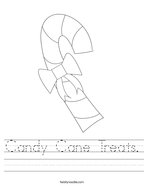 Candy Cane Worksheet - Twisty Noodle