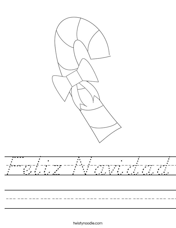 Feliz Navidad Worksheet