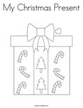 My Christmas Present Coloring Page