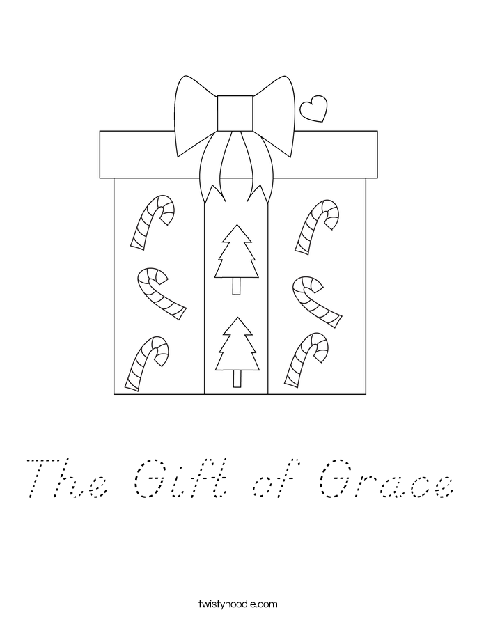 The Gift of Grace Worksheet