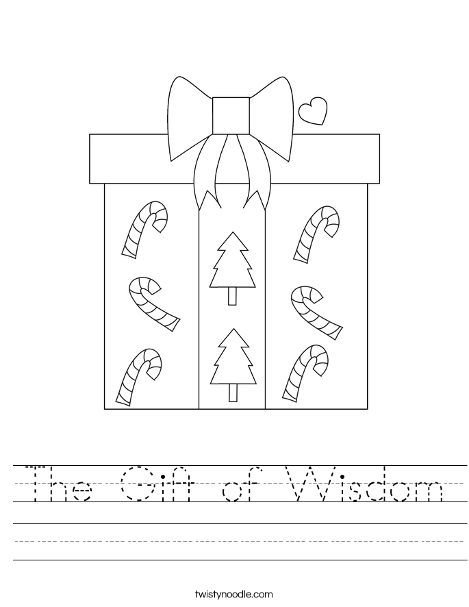 The Gift of Wisdom Worksheet