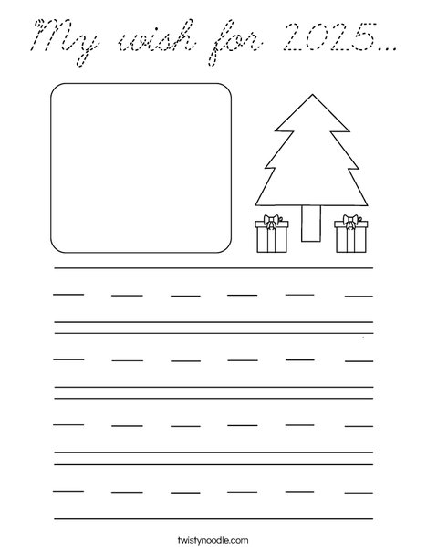 Christmas Presents Coloring Page