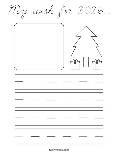 Christmas Presents Coloring Page