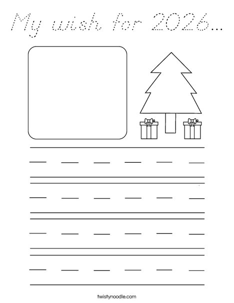 Christmas Presents Coloring Page