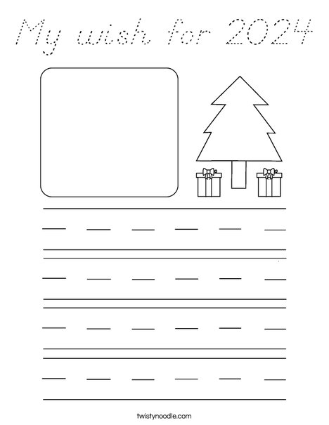 Christmas Presents Coloring Page