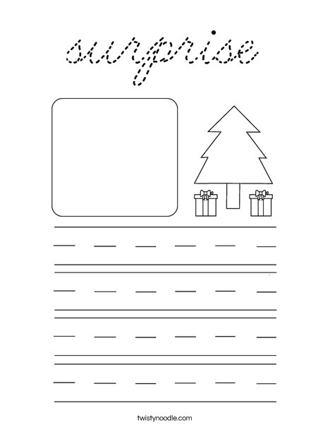 Christmas Presents Coloring Page