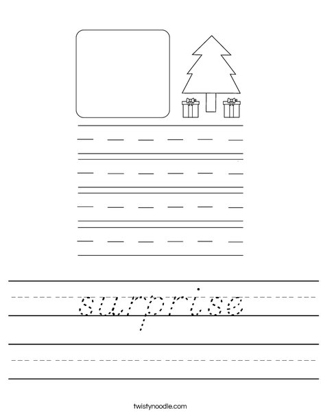 Christmas Presents Worksheet
