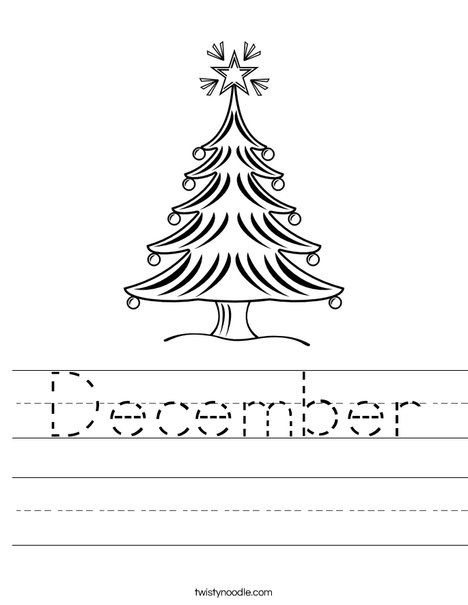 Christmas Tree 2 Worksheet