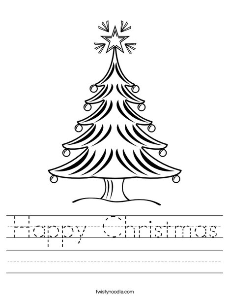 Christmas Tree 2 Worksheet